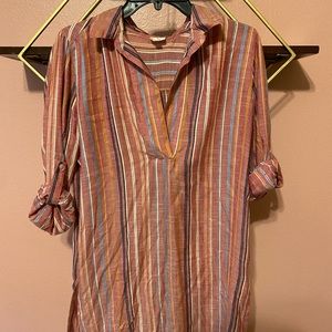 STRIPED PINK BLOUSE